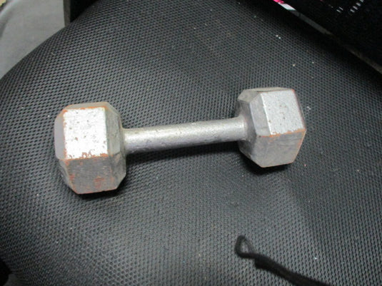 Used Cast Iron 10 LB Dumbbell