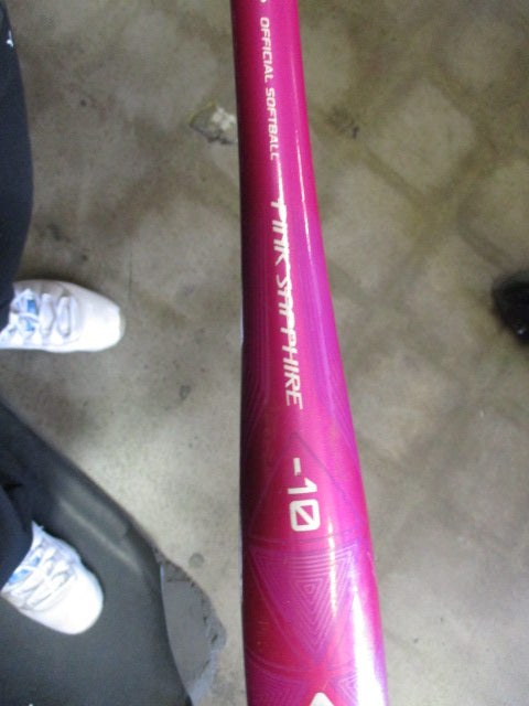 Used Easton Pink Sapphire (-10) 27" USSSA Fastpitch Softball Bat