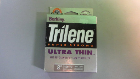 Used Berkley Trilene Super Strong Ultra Thin Fishing Line 8 LB