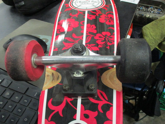 Load image into Gallery viewer, Used Channel One Complete Skateboard 28&quot;
