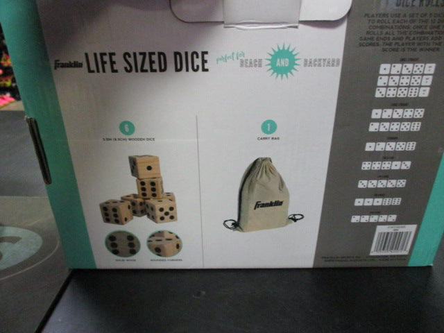 Load image into Gallery viewer, Used Franklin Life Sized Dice For Beach And Backyard - NIB
