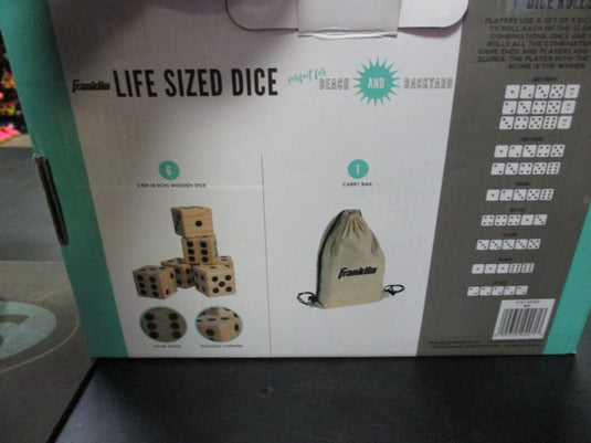 Used Franklin Life Sized Dice For Beach And Backyard - NIB