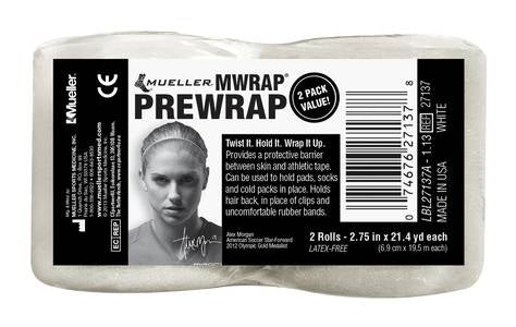 New Mueller MWrap Prewrap White - 2 Pack