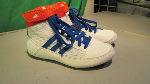 Used Adidas HVC  Size 1Y Wrestling Shoes