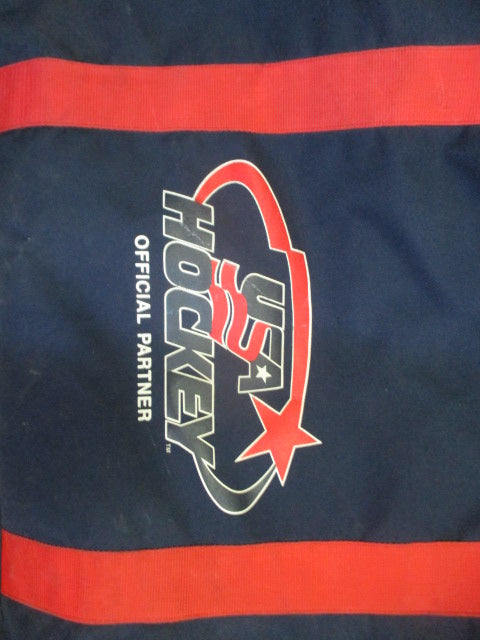 Used USA Hockey Large Duffle Bag - holes on bottom