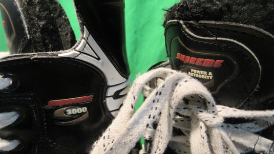 Used Bauer Supreme 3000 Youth Hockey Skates