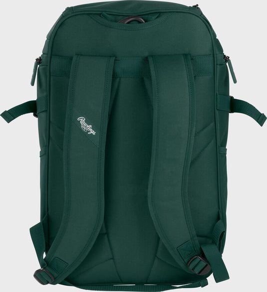 New Rawlings Franchise 2 Player's Baseball Backpack - Dark Green