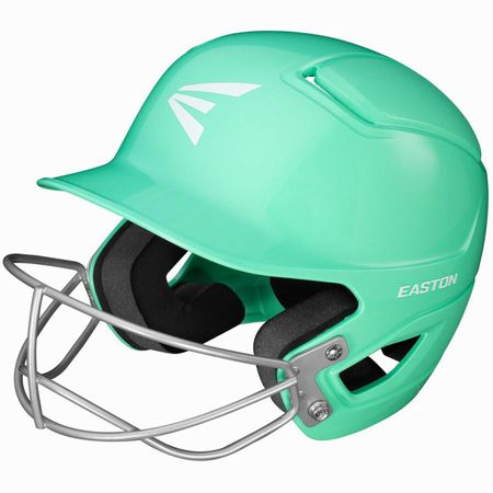 New Easton Alpha Baseball/Softball Batting Helmet w/ Mask Mint Green M/L