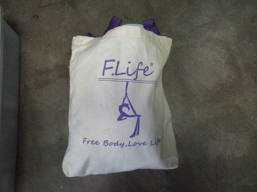 Used F.Life Blue Aerial Yoga Hammock