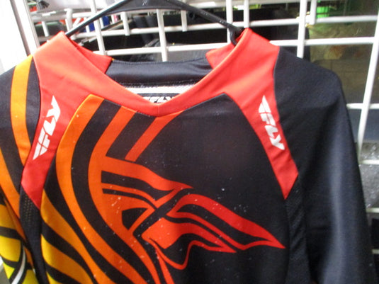 Used Fly Evo Sonar Motocross Jersey Size Medium (Has wear)