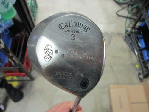 Used callaway Great big Bertha War Bird 3 Fairway Wood RH Firm Flex