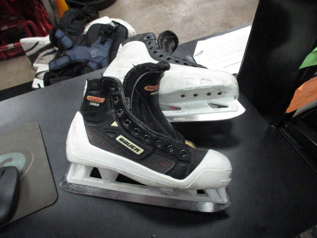 Load image into Gallery viewer, Used Bauer Supreme Power Hockey Goalie Skates Size 5 D ( Size 6 Shoe)- NO LACE
