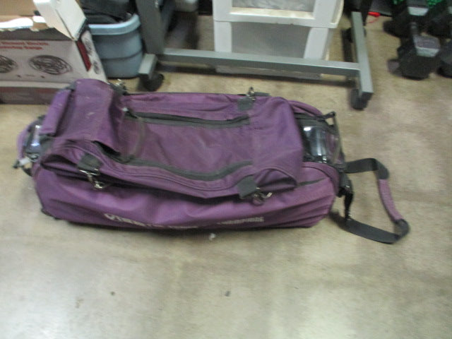 Load image into Gallery viewer, Used Vise 3 Ball Tote Bowling Rolling Bag w/ Shoe Bag - has slight wear
