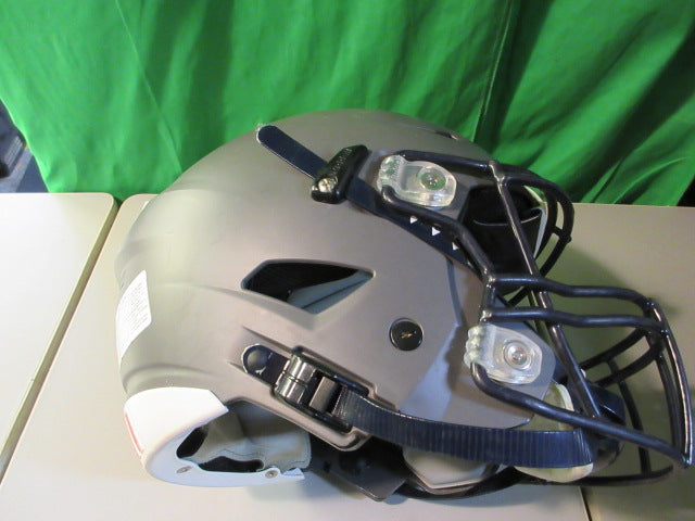 Load image into Gallery viewer, Used Riddell Speed Flex Grey Youth XL Football Helmet -Initial Season 2021
