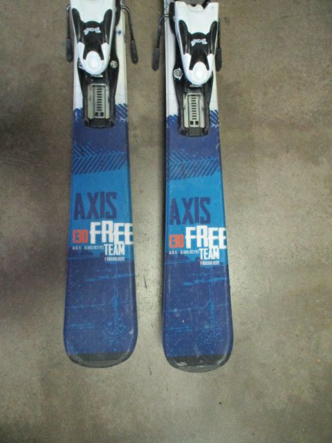 Used Axis Free Team Sinflex 130 cm Downhill Skis w/ Look Bindings - small wear