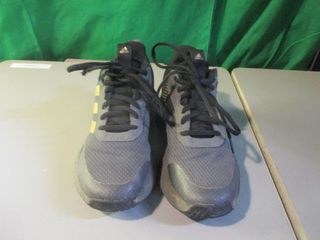 Load image into Gallery viewer, Used Adidas Own The Game Youth Black Tennis Shoes Size 1
