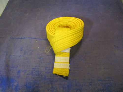 Used Tiger Claw Yellow Karate Belt Size 00