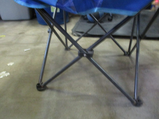 Used Kelsyus Original Canopy Folding Arm Chair in Royal Blue Strap Broken