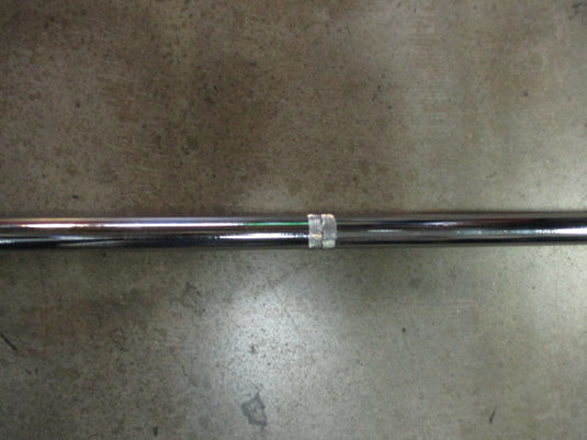 Used 5 Foot Chrome 3 Piece Standard bar 15lb