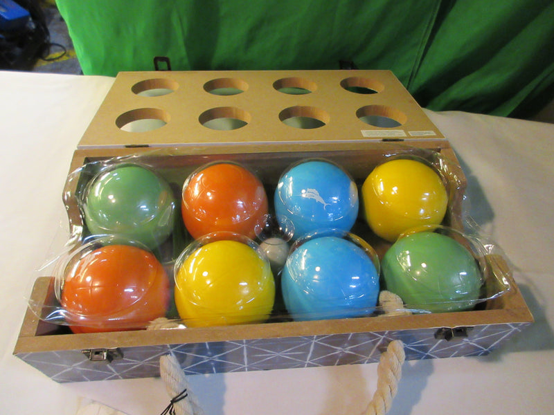 Load image into Gallery viewer, Used Tommy Bahama Bocce Ball Set w/ Case
