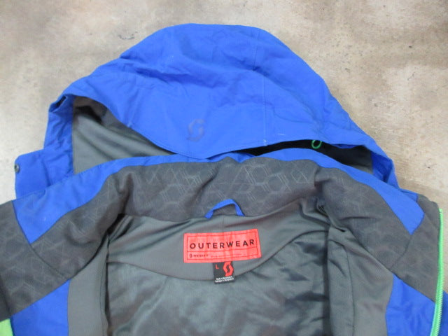 Load image into Gallery viewer, Used Men&#39;s Scott Blue Snow Jacket Size Large
