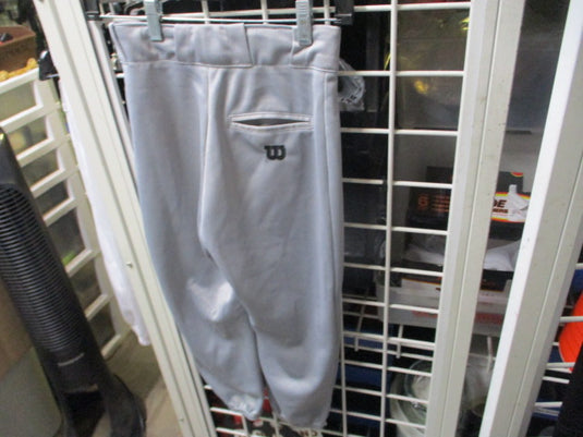 Used Wilson Grey Baseball Pants Size Youth Medium