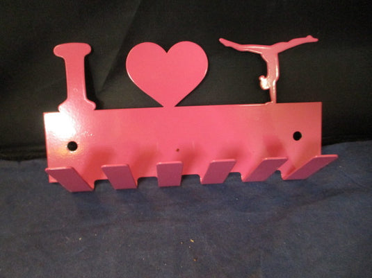 Used I Love Gymnastics Metal Holder