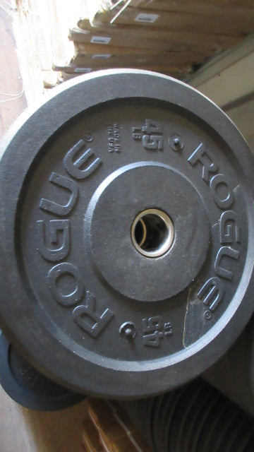 Rogue Mil Spec 45 lb Bumper Plates sold as a set of 2