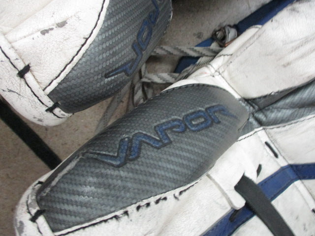 Load image into Gallery viewer, Used Bauer Vapor X60 Pro 37&quot; Hockey Goalie Leg Guards - Small Tear
