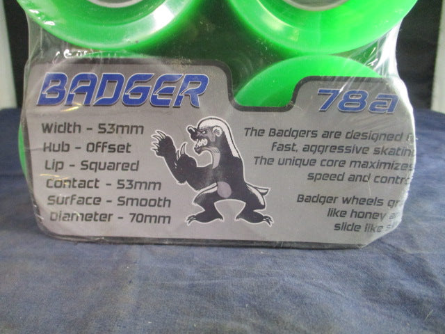 Load image into Gallery viewer, Hooligan Badger 70mm 78a Longboard Wheels
