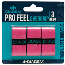 New Diadem Pro Feel Overgrip 3 Pack - Pink