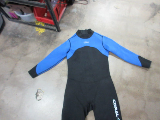 Used Hevto Coral I Wetsuit Size 16 (legs cut at bottom)