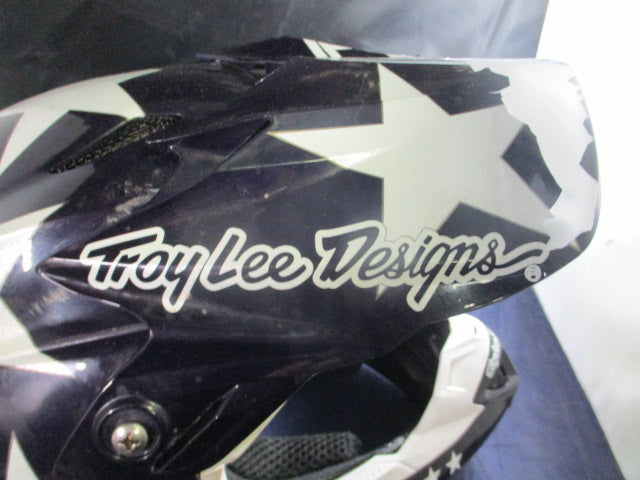 Load image into Gallery viewer, Used Troy Lee Designs SE4 Polyacrylite Freedom Motorcross Helmet Youth M - chips
