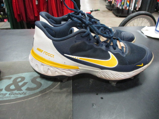 Used Nike React Size 7.5 Metal Cleats