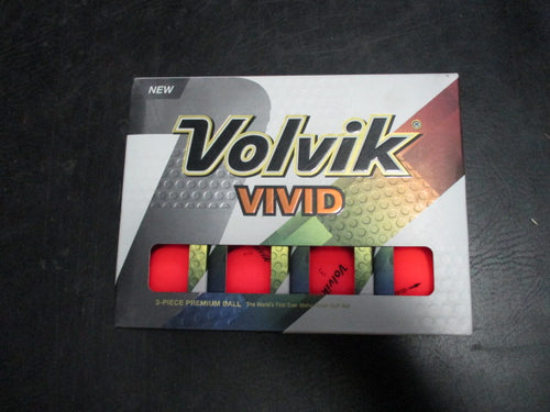 Volvik Vivid Matte Pink Dozen Golf Balls