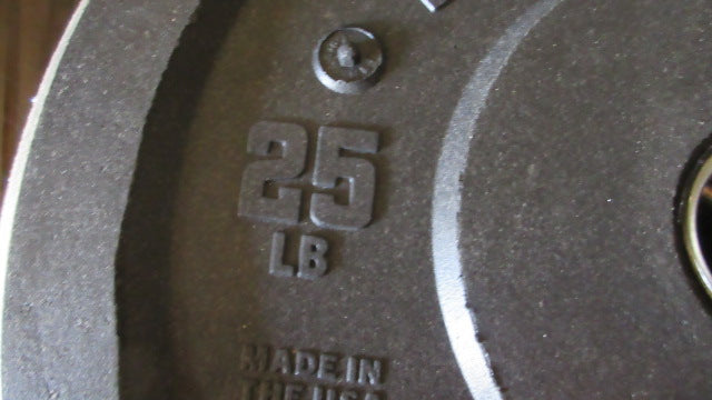 Load image into Gallery viewer, Rogue Mil Spec 25 lb Bumper Plates sold as a set of 2
