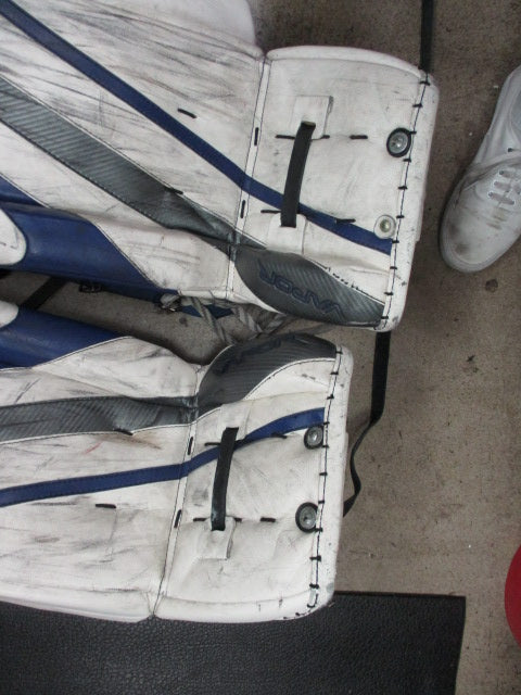 Used Bauer Vapor X60 Pro 37" Hockey Goalie Leg Guards - Small Tear