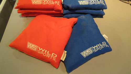 Used Wild Sports Bean Bags Set of 8