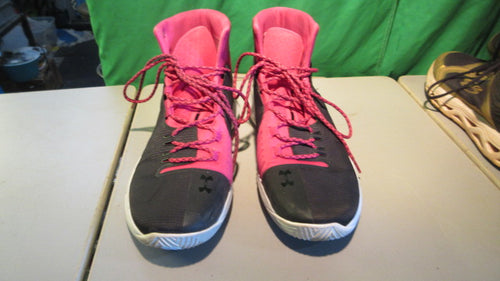 Used Under Armour Size 12 Black/Pink Basketball Shoes