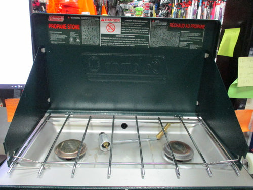 Used Colemen 2 Burner Propane Camp Stove