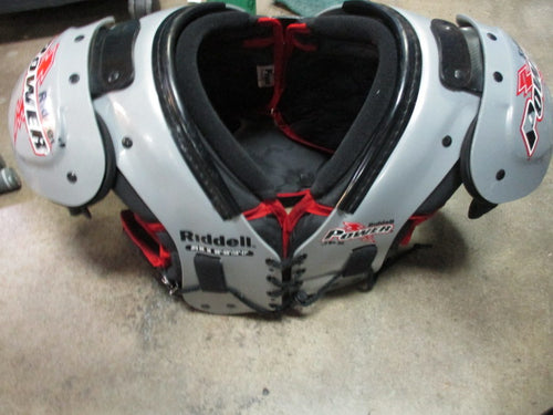 Used Riddell Power JPX Youth Football Shoulder Pads - Skill Positions Medium