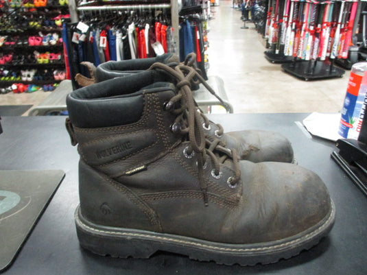 Used Wolvernie Waterproof Steel Toes Boots