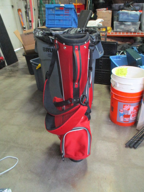 Used IZZO Red Stand Golf Bag