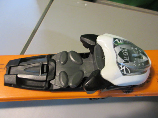 Load image into Gallery viewer, Used K2 Juvy All-Terrain Rocker Size 139CM Skis W/ Marker Bindings
