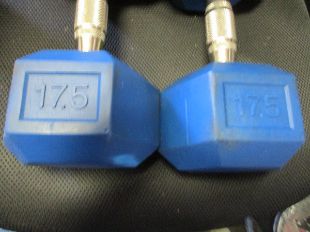 Load image into Gallery viewer, Used Hampton Dumbbells Set (35LB) 2 (17.5LB)
