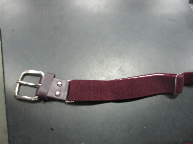 Load image into Gallery viewer, Used Maroon Youth Baseball Belt
