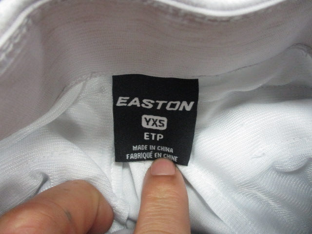 Load image into Gallery viewer, Used Easton Open Bottom Youth XS Baseball Pant Has Stains
