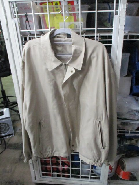 Load image into Gallery viewer, Used Bobby Chan Silk Zip Up Shirt Adult Size 2XL - broken zipper
