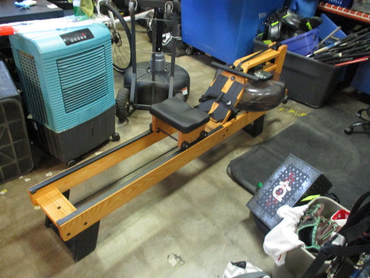 Used Water Rower Natural Wood  Series IV Performance Monitor Water Fitness Rower