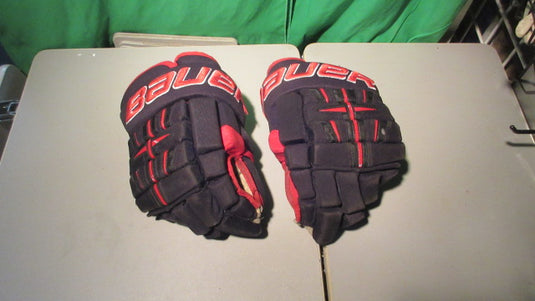 Used Bauer 4-Roll Pro Hockey gloves 14